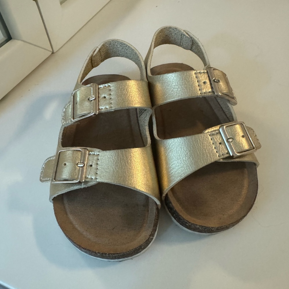 Gold Toddler Sandals